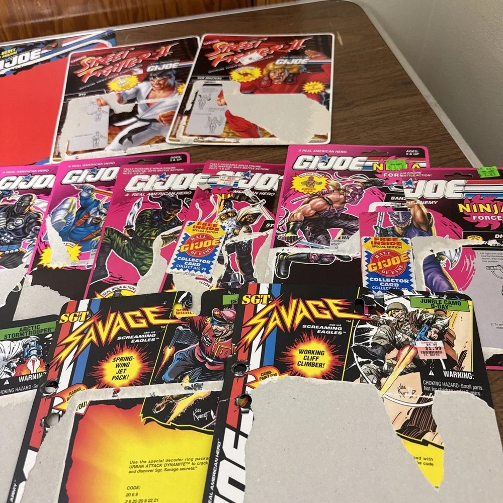 Vintage‎ G.I. Joe Full UNCUT And CUT File Cards  Lot  x36 - Picture 8 of 16
